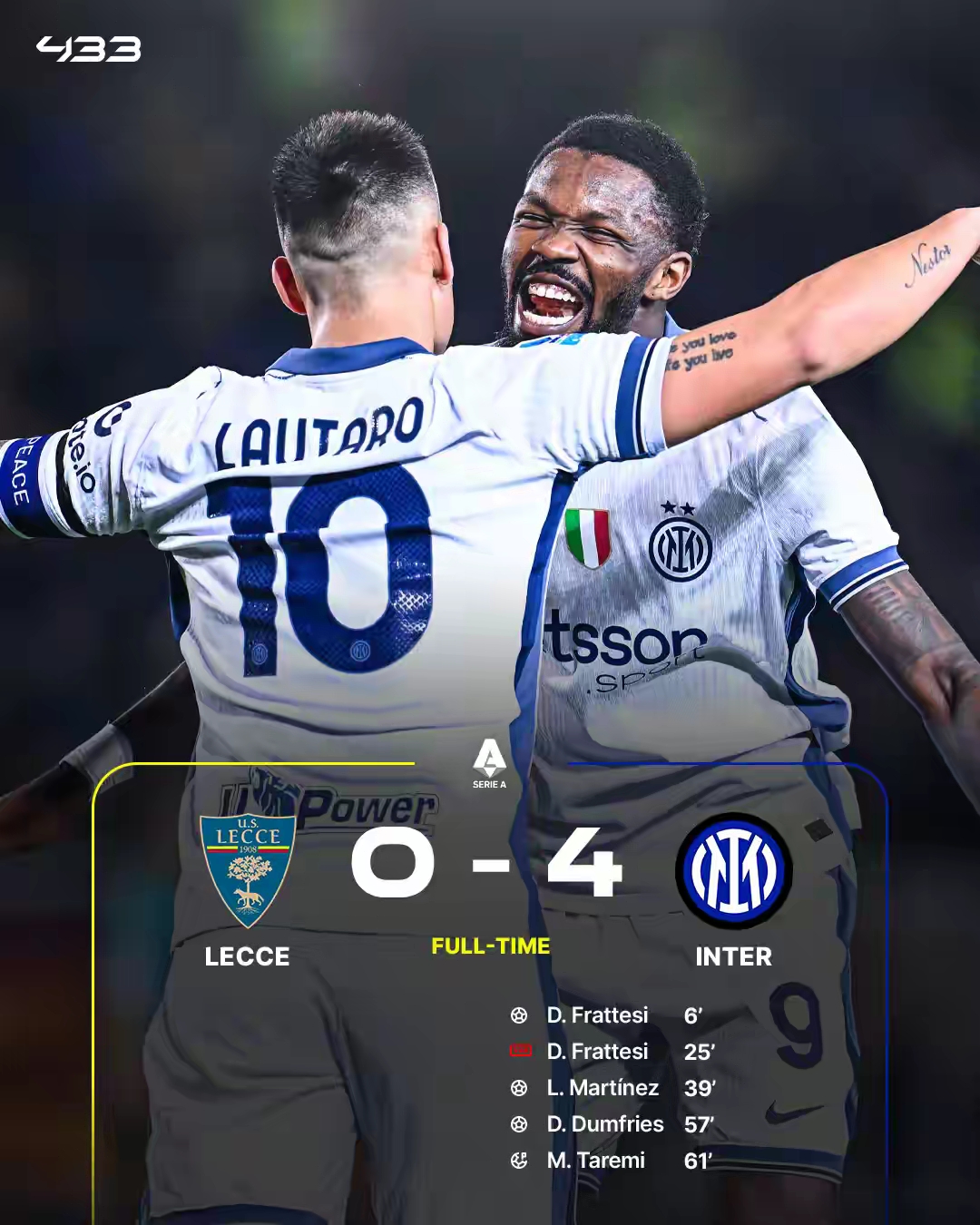 关于国际米兰继续稳定发挥，积分榜上超越邻居的信息